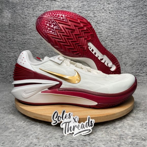 Nike Zoom G.T. Cut 2 'Sisterhood' Size 10.5 Women White Gold Red Basketball - Picture 1 of 8